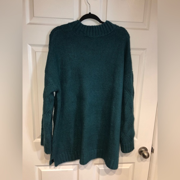 CLEO | Pointelle Tunic Teal Colour Sweater XXL - Picture 3 of 13